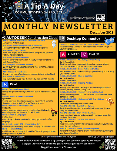 2025 Tip a Day Newsletter - December