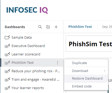 RestoreDashboard