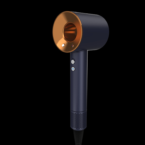 Dyson%20Supersonic%20Hair%20Dryer%20Left%20Quarter-%20Blue%20Orange%20Black