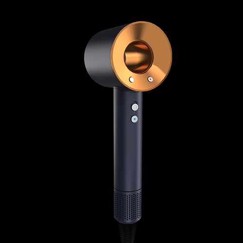 Dyson%20Supersonic%20Hair%20Dryer%20Quarter%20-%20Blue%20Orange%20black