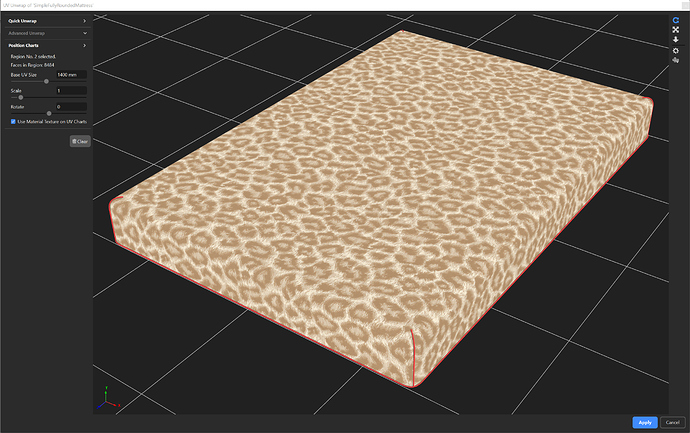 SimpleFullyRoundedMattress_UVUnwrap2_Unwrapped_Texture
